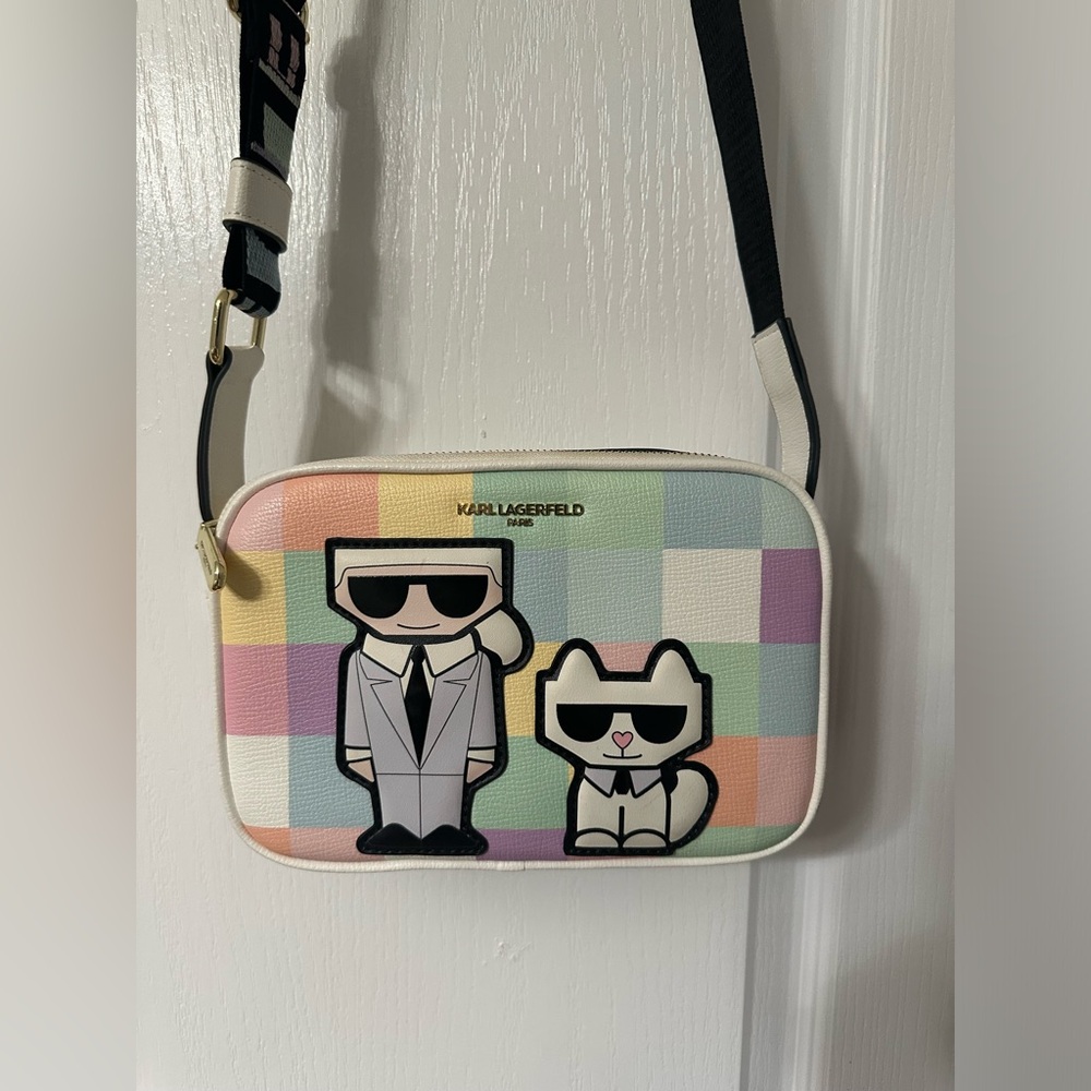 Karl Lagerfeld Multicolored Crossbody checkerboard